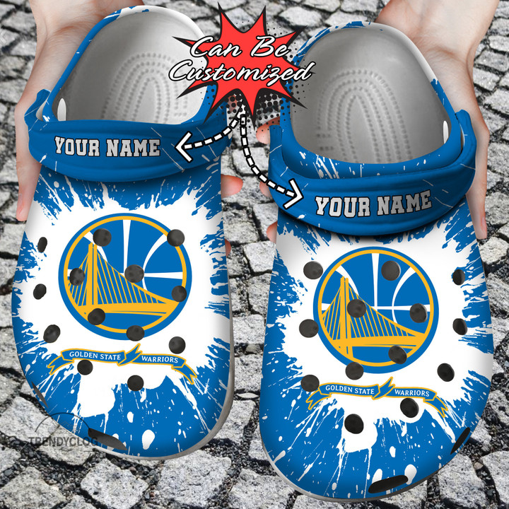 Basketball Crocs Personalized GWarriors Team Clog Shoes