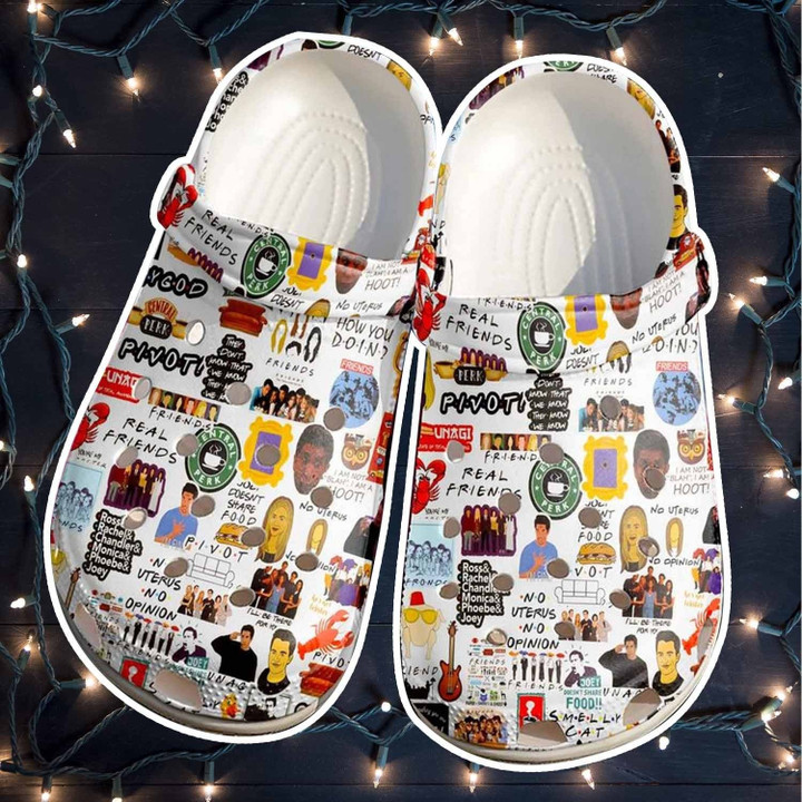 Friends Sticker Crocs Shoes Clogs - Friends Forever Outdoor Crocs Shoes Clogs Gift For Your Friends