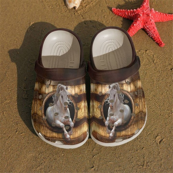 Horse Barrel Crocs Clog Shoes