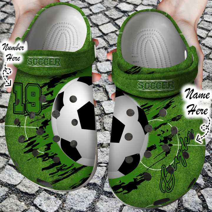 Soccer Personalized Lover Football Crocs Clog Shoes Sport Crocs