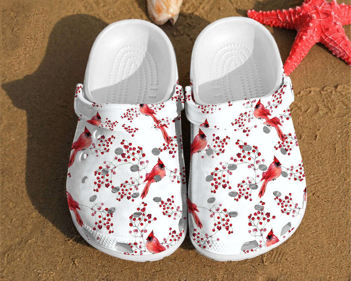 Animals Cardinal Birds Pattern Unisex Birthday Gifts Crocs Clog Shoes Comfy Footwear