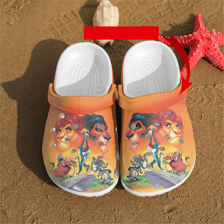 Lion King For Men And Women Gift For Fan Classic Water Rubber Crocs Clog Shoes Comfy Footwear