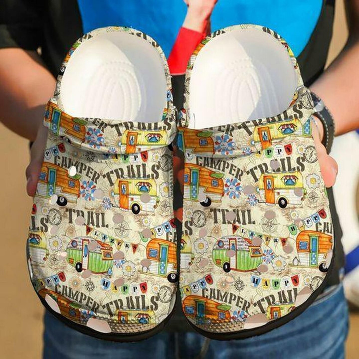Camper Trulls Personalized Gift For Lover Rubber Crocs Clog Shoes Comfy Footwear
