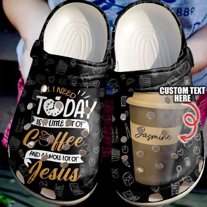 Coffee Crocs - Coffee Personalized And Jesus Crocs Clog Shoes For Men And Women