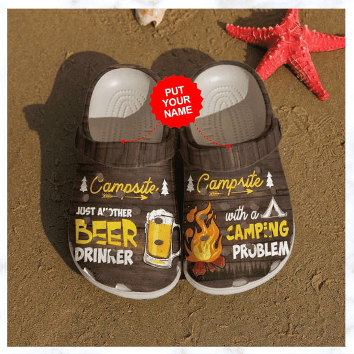 Camping Crocs - Camping Beer And Campfire Clog Shoes Best Gifts For Camper For Men And Women