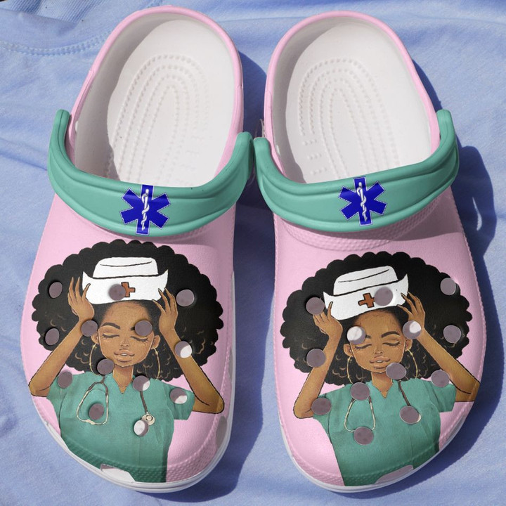 Black Nurse Magic Shoes - Proud Of Nurse Outdoor Shoes Birthday Gift For Women Girl Mother Daughter Sister Friend