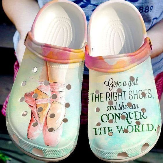 Ballet The Right Give A Girl Rubber Crocs Clog Shoes Comfy Footwear