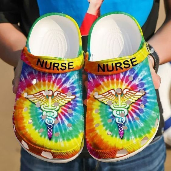 Nurse Medical Icon Gift For Lover Rubber Crocs Clog Shoes Comfy Footwear