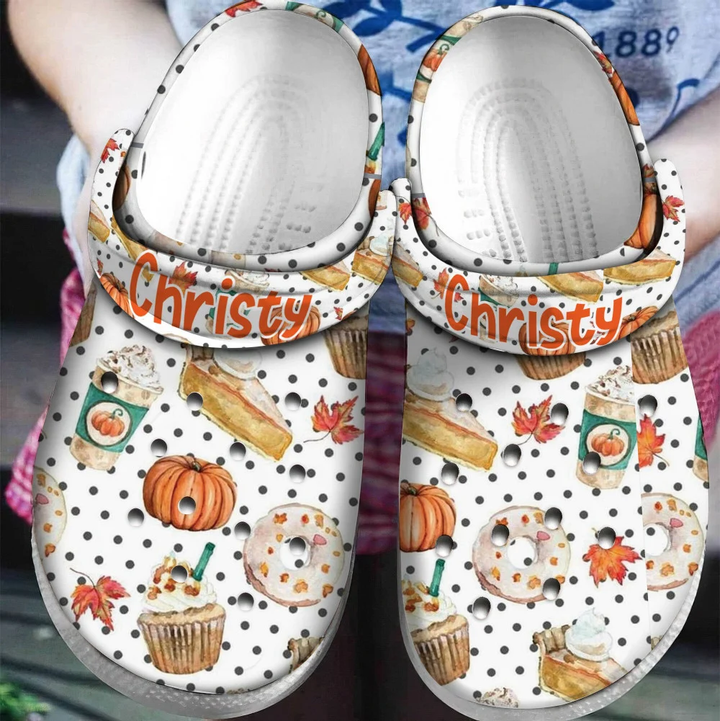 Fall Things Pumpking For Men And Women Gift For Fan Classic Water Rubber Crocs Clog Shoes Comfy Footwear