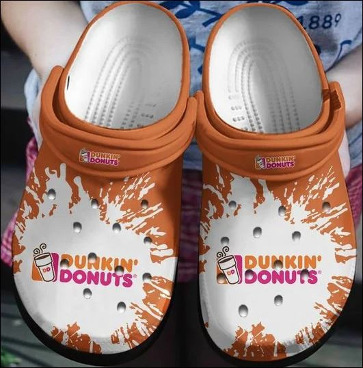 Dunkin Donuts Coffee Drink Iii Comfortable For Man And Women Classic Water Rubber Crocs Clog Shoes Comfy Footwear