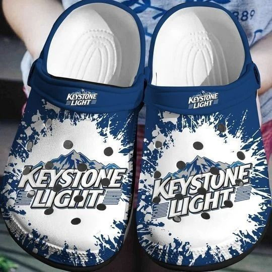 Drink Keystone Light Gift For Lover Rubber Crocs Clog Shoes Comfy Footwear