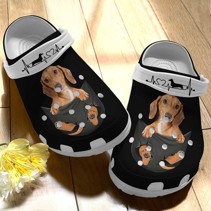 Dachshund A Lovely Rubber Crocs Clog Shoes Comfy Footwear