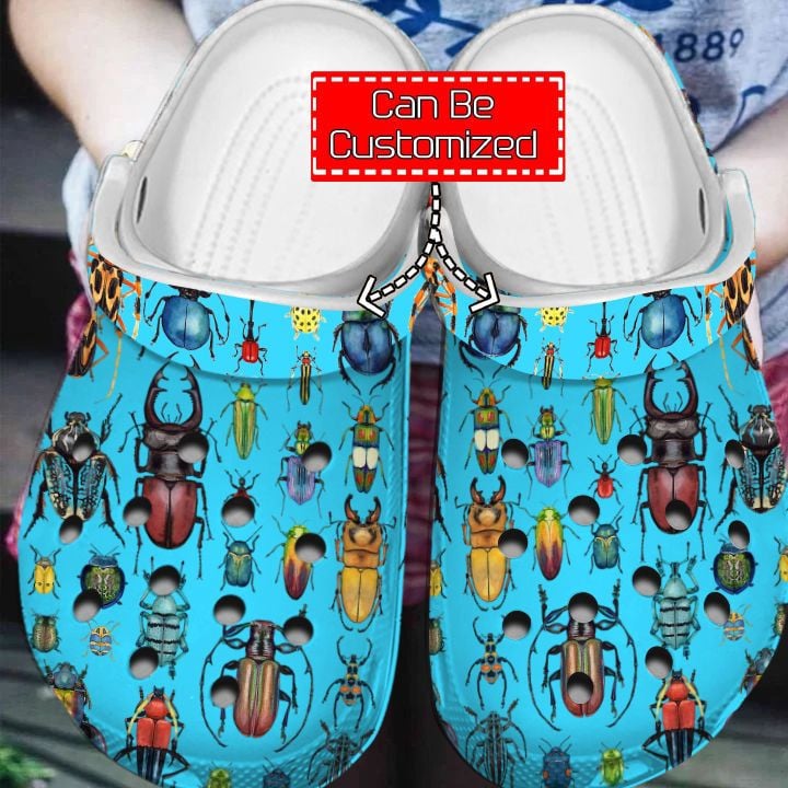 Colorful Crocs - Beetle Patterns Clog Shoes For Men And Women