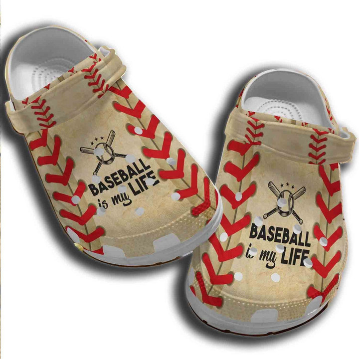 Baseball Crocs - Baseball Is My Life Shoes Crocs For Men Women For Men And Women