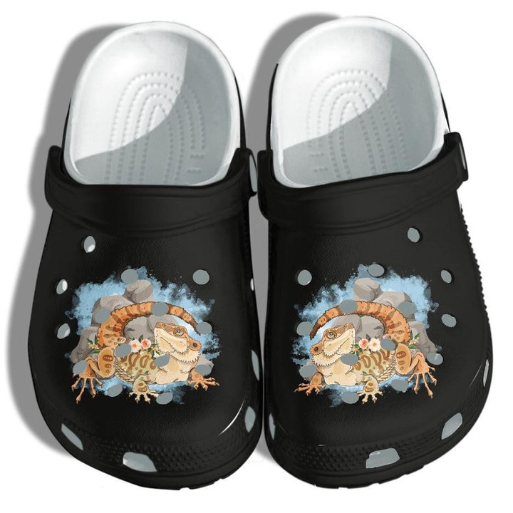 Bearded Dragons Pets Shoes Crocs - Who Loves Bearded Dragons Gecko Croc Shoes Gifts Men Women