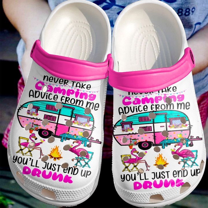 Youll Just End Up Drunk Shoes - Flamingo Drunk Custom Shoe Birthday Gift For Women Girl