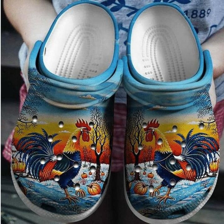 Cool Rooster Personalized 12 Gift For Lover Rubber Crocs Clog Shoes Comfy Footwear