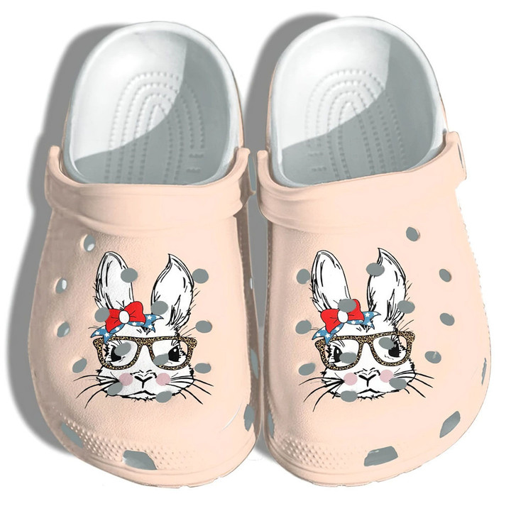 Rabbit Bunny Rubber Crocs Clog Shoes Comfy Footwear