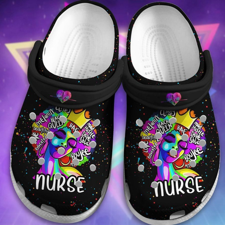 Nurse Crocs - Personalized Nurse Beauty Education Clog Shoes For Men And Women