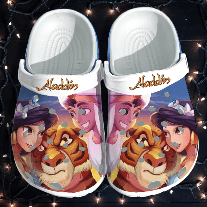 Aladdin And The Magic Lamp For Men And Women Rubber Crocs Clog Shoes Comfy Footwear