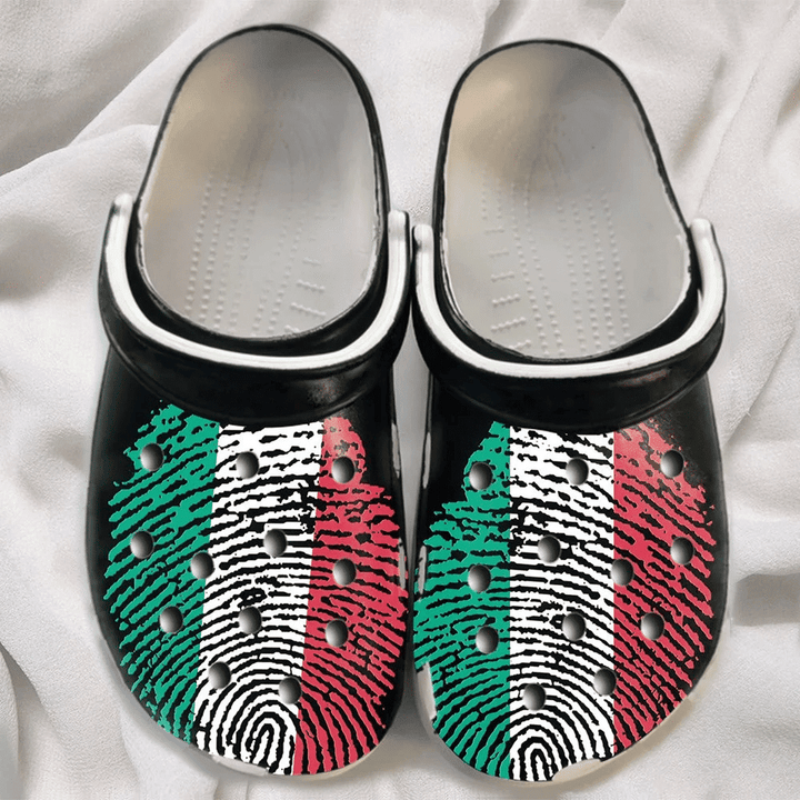 Dna Italy Flag Italian For Men And Women Gift For Fan Classic Water Rubber Crocs Clog Shoes Comfy Footwear