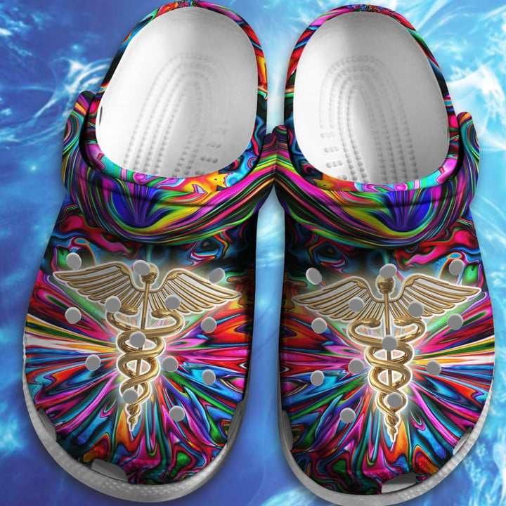 Nurse Hippie Trippy Psychedelic Outdoor Shoes Birthday Gift For Men Women Friend