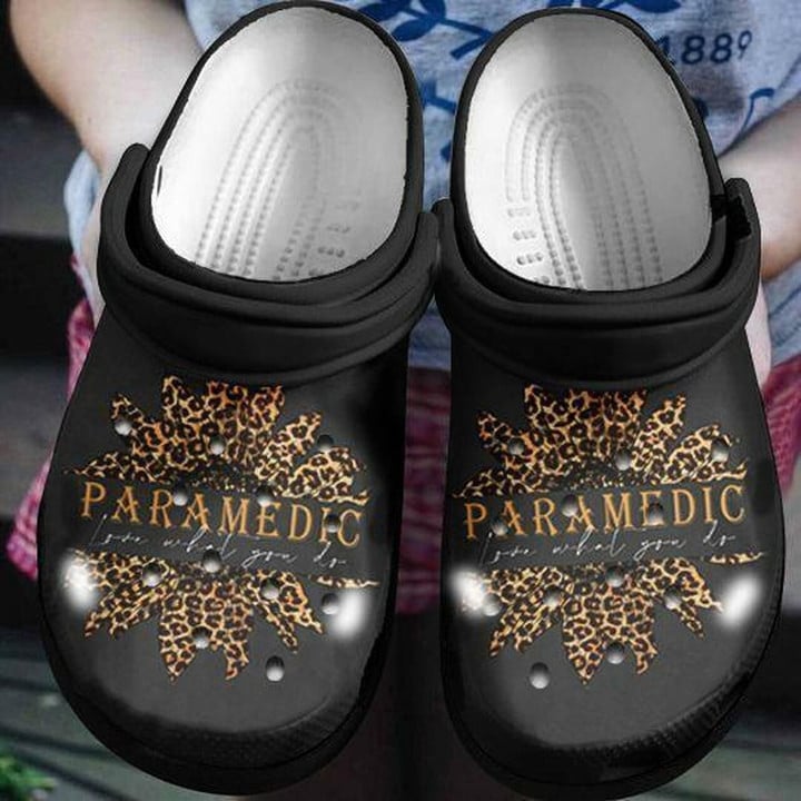 Paramedic Love What You Do Gift For Lover Rubber Crocs Clog Shoes Comfy Footwear