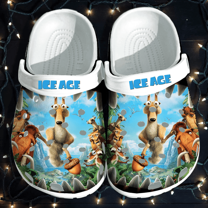 Ice Age For Men And Women Rubber Crocs Clog Shoes Comfy Footwear