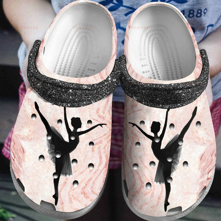 Ballet Dance 5 Gift For Lover Rubber Crocs Clog Shoes Comfy Footwear