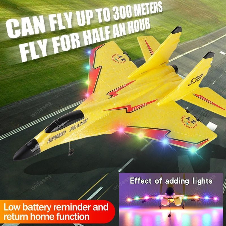 2.4g  RC Drone 530 Fixed Wing Hand Throwing Foam Electric Remote Control  Plane