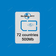 72 countries globalptt card 4g Europe America Africa Asia Australia internet telecom chip for walkie talkie