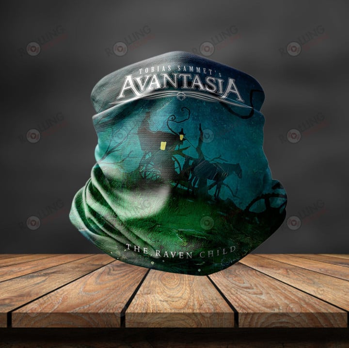 Avantasia The Raven Child 3D Bandana Neck Gaiter