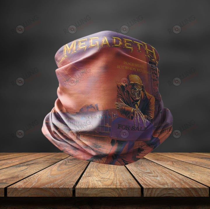 Megadeth Peace Sells but Who's Buying 3D Bandana Neck Gaiter