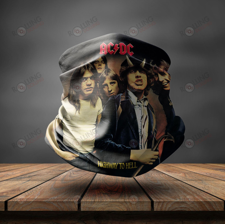AC/DC Highway to Hell 3D Bandana Neck Gaiter