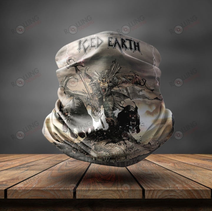 Iced Earth Something Wicked This Way Comes 3D Bandana Neck Gaiter