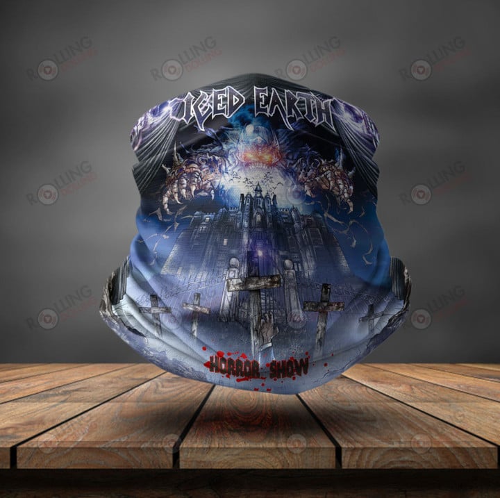Iced Earth Horror Show 3D Bandana Neck Gaiter