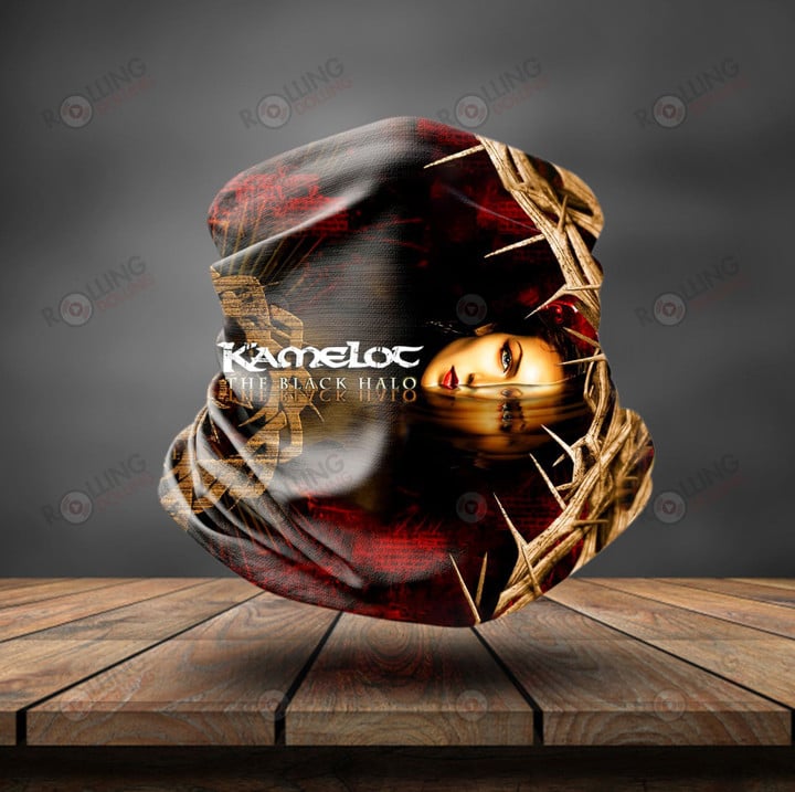 Kamelot Band The Black Halo 3D Bandana Neck Gaiter