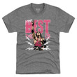 Bret Hart Mens Premium T shirt   Legends Wwe Bret Hart The Best There Is Wht