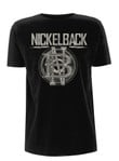 Nickelback Logo Feed The Machine Rock Official Tee T Shirt Mens Unisex