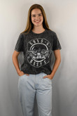 Guns N Roses Concert Acid Wash Graphic Cotton T Shirt Size M