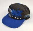 Vintage 90s Orlando Magic Black Dome NBA Blockhead Hat Size Youth Adjustable   snapback baseball cap dad hat streetwear hip hop rap tee