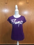 Prince lace up back deconstructed tee 80s band shirt
