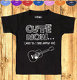 Guitar CUTE NOW Wait Til I Start Jammin Out Gift Funny Toddler Kids T shirt Tee 2T 6T music rock and roll band instrument
