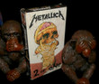 METALLICA VHS 1989 2 of One Pushead Art Rare Video Single With Alternate versions of the song One