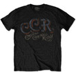 Creedence Clearwater Revival CCR Logo Official Tee T Shirt Mens Unisex