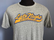 80s Vintage Late Night with David Letterman nbc tv television promo T Shirt   XL X LARGE