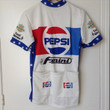 vintage tee 80s Cycling shirts PEPSI classic logo