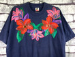 Vintage 90s flower T Shirt size XL Like L XL