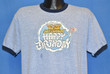 70s Happy Birthday Not Over the Hill Just Climbing Ringer t shirt Large