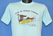 80s Fun is River Tubing Farmington Rat t shirt Small